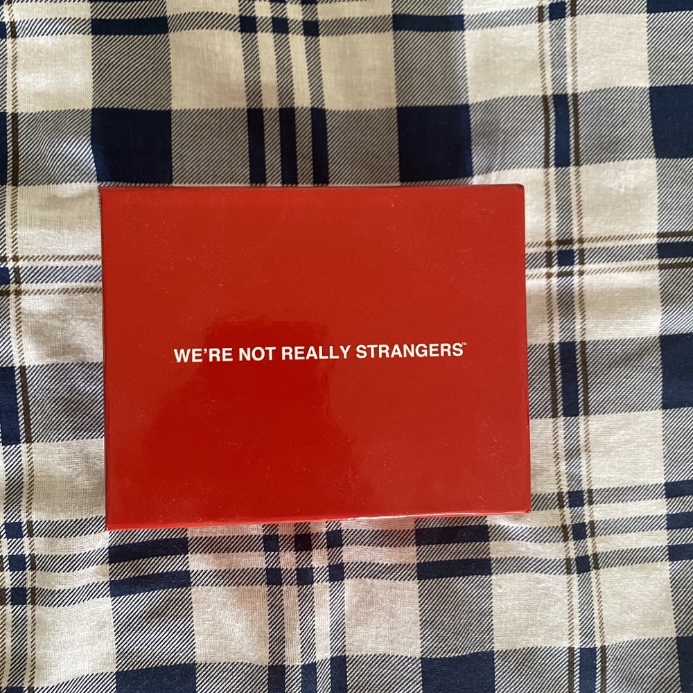 We're Not Really Strangers Card Game